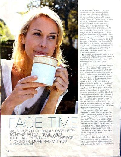 Better Plastic Surgery press feature &mdash; page 22