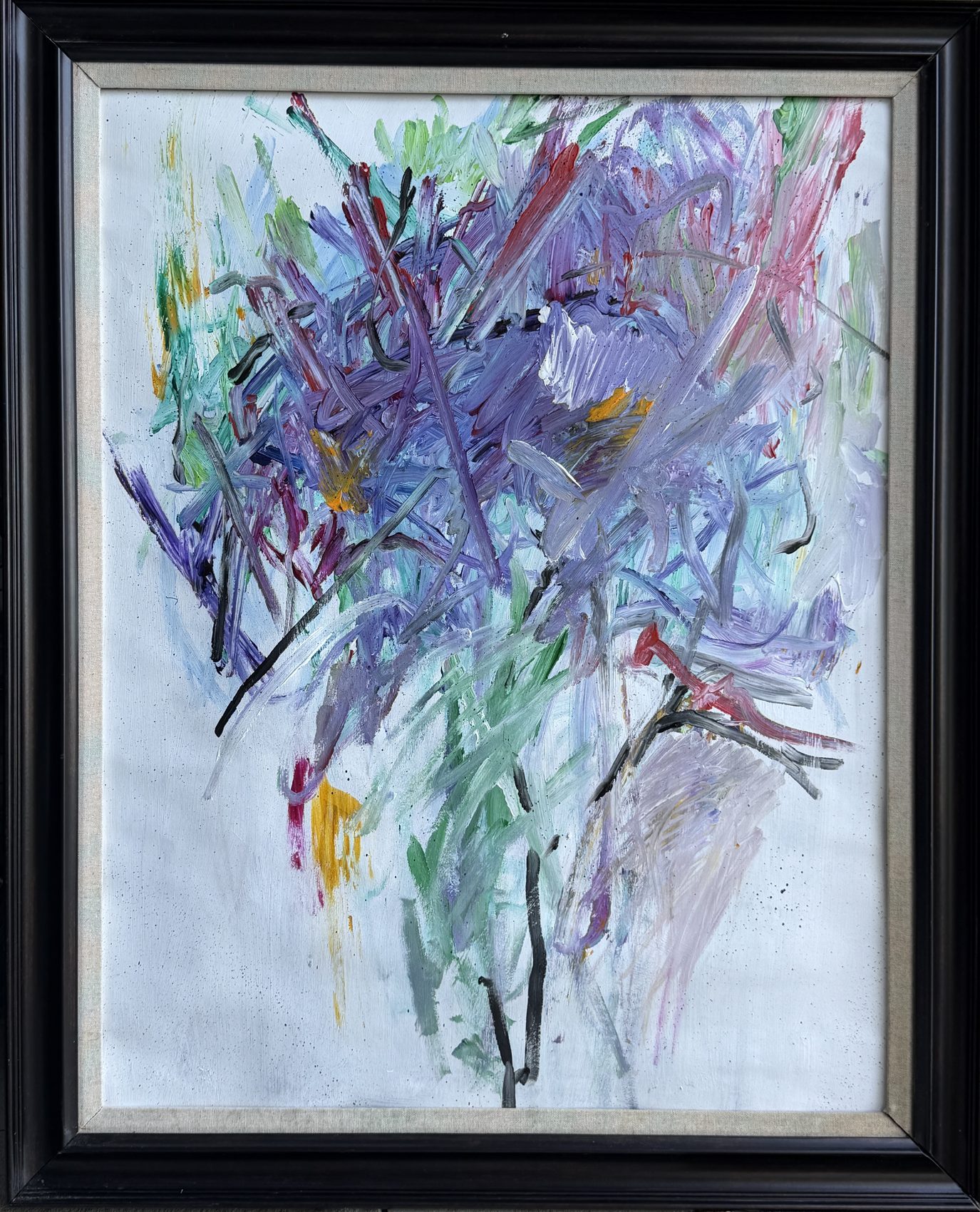 Abstract oil painting by Dr. Andre Rafizadeh